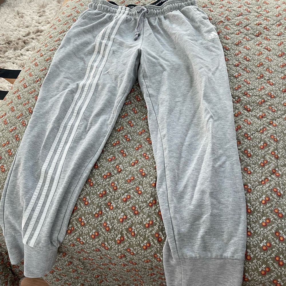Adidas gray sweats